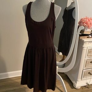 Brown Racer Back Dress